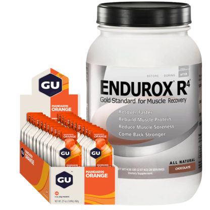 Endurox R4 2kg + Caixa 24 Sachês Gu gel