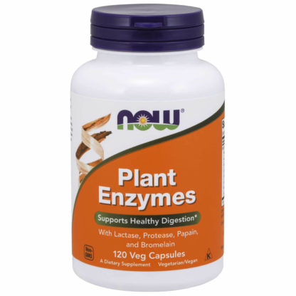 Enzimas Digestivas Plant Enzymes (120 caps) NOW Sports