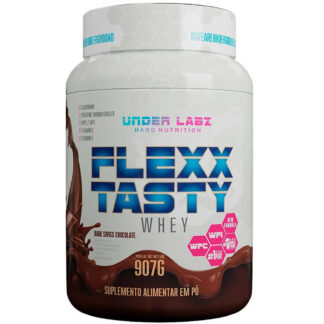 Flexx Tasty Whey (907g) Dark Chocolate Under Labz
