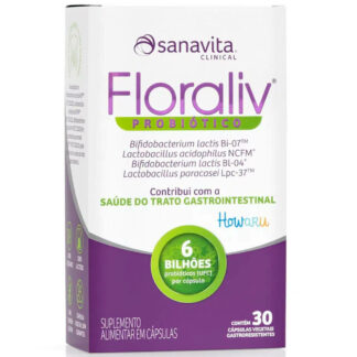 Floraliv Probiotico 30 caps Sanavita