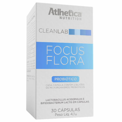 Focus Flora Probiótico (30 caps) Atlhetica Nutrition