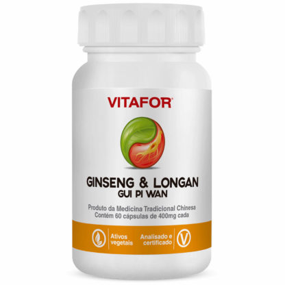 Ginseng & Longan - Gui Pi Wan (60 caps) Vitafor