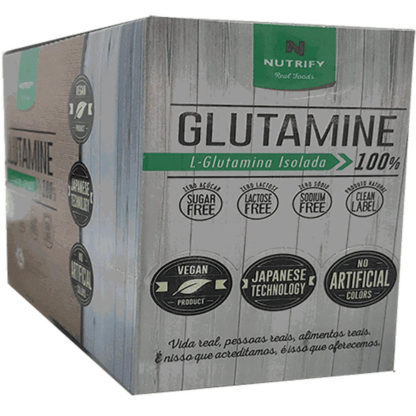 Glutamina 100% Isolada (30 Sachês de 5g) Nutrify