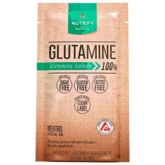 Glutamina 100% Isolada (Sachê de 5g) Neutro Nutrify
