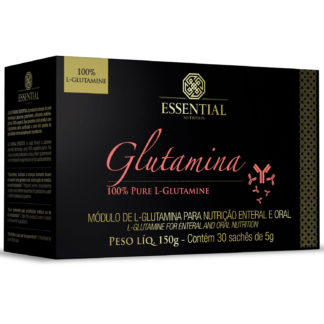 Glutamina 100% Pure (30 sachês de 5g) Essential