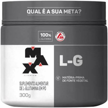 Glutamina L-G (300g) Max Titanium