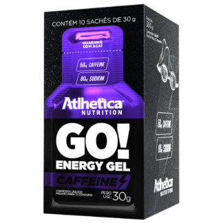 Go Energy Gel Caffeine (10 sachês de 30g Guaraná com Açaí) Atlhetica Nutrition
