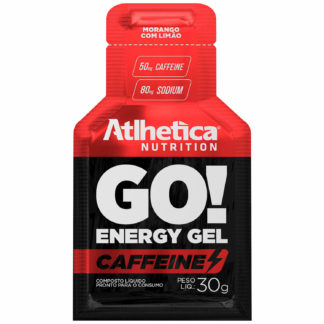 Go Energy Gel Caffeine (Sachê 30g) Morango Atlhetica Nutrition
