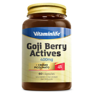 Goji Berry Actives 400mg + Cromo (60 caps) VitaminLife