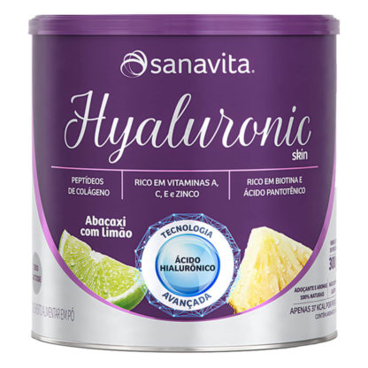 Hyaluronic Skin (30 doses) Abacaxi + Limão Sanavita