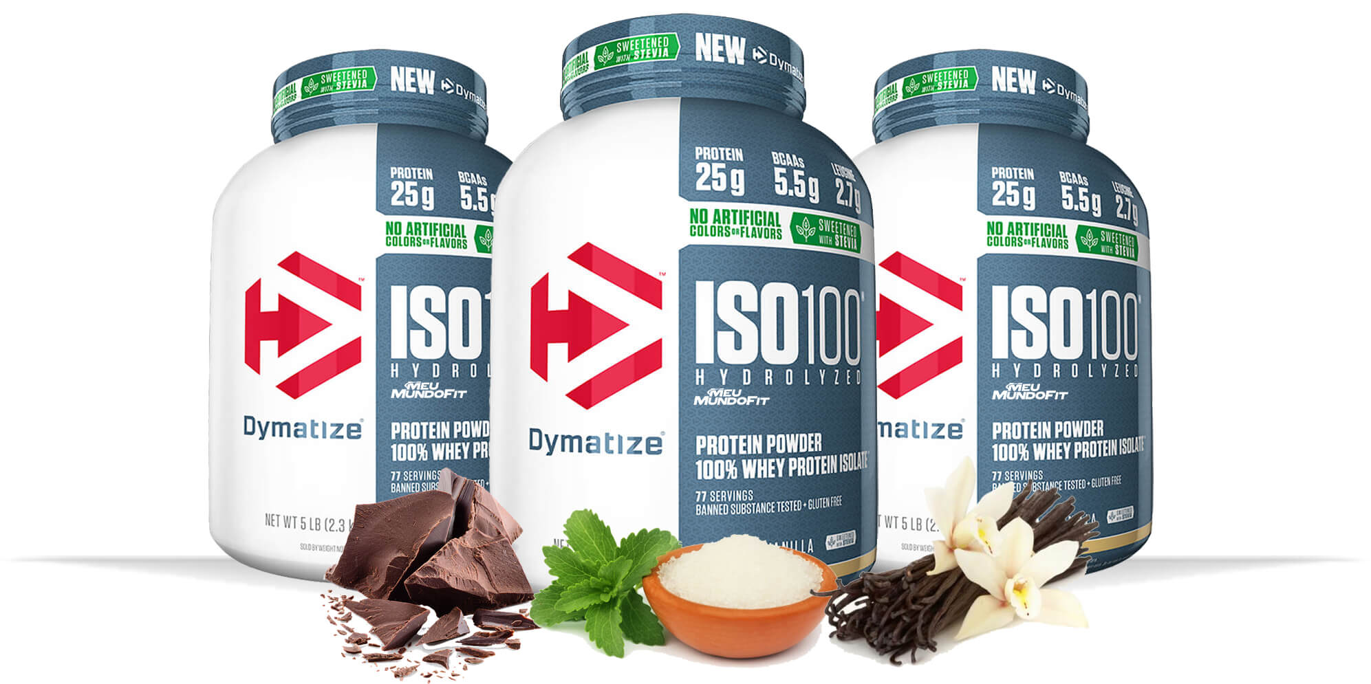 ISO 100 Natural Stevia (2,7kg) 