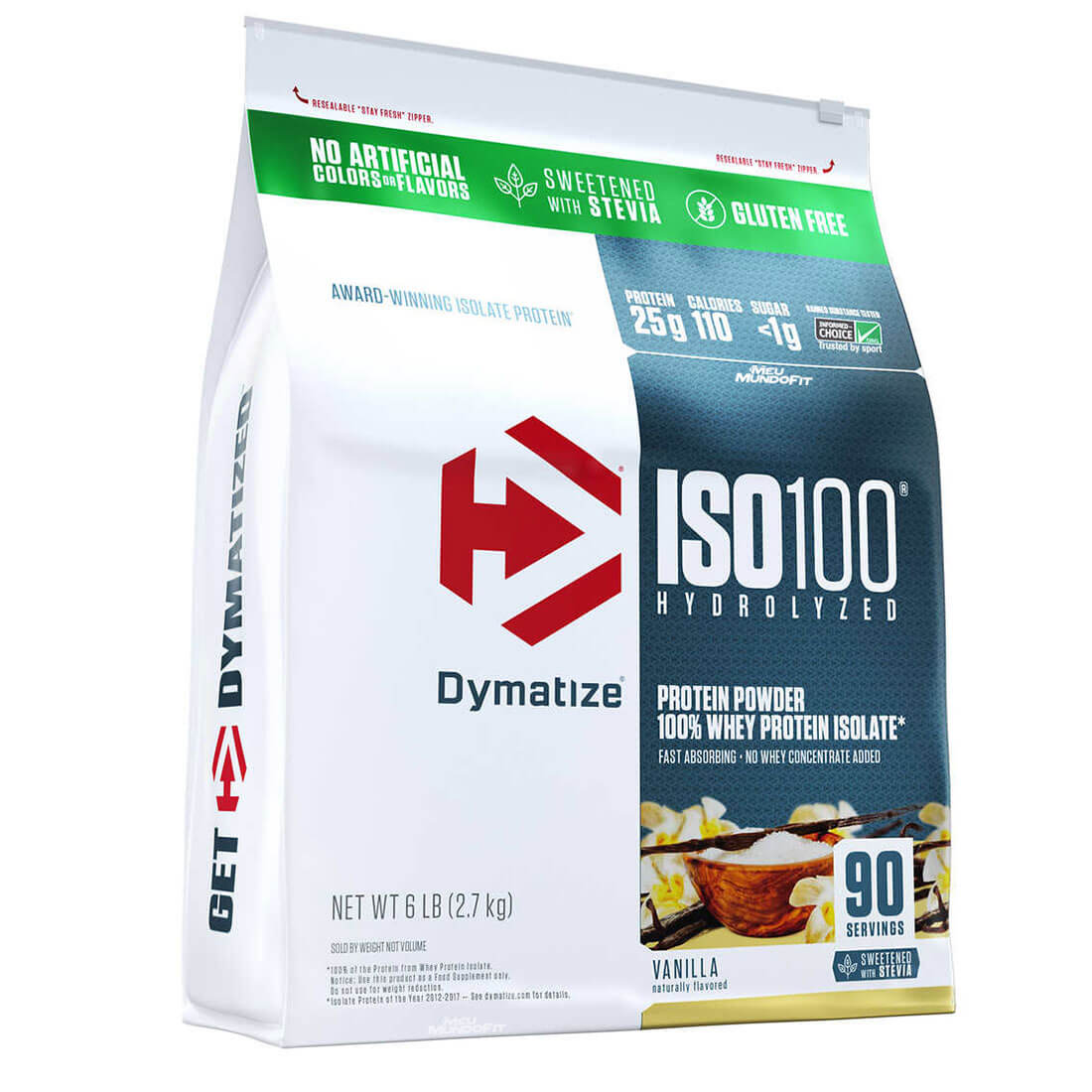 ISO 100 Natural Stevia (2,7kg) Dymatize Nutrition