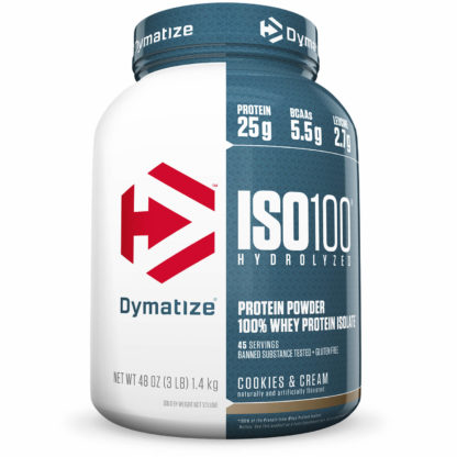 ISO 100 Whey Isolado (1,4kg) Cookies & Cream Dymatize Nutrition