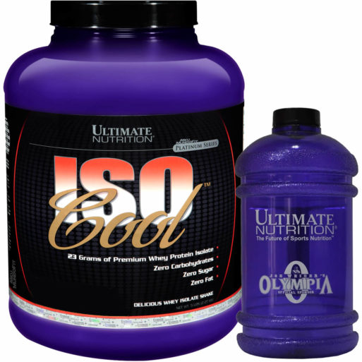 IsoCool (2270g) + Galão Mr. Olympia Ultimate Nutrition