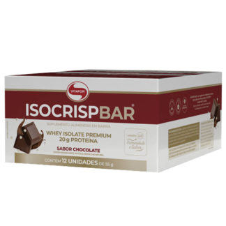 Isocrisp Bar (12 Barras de 55g) Chocolate Novo Vitafor