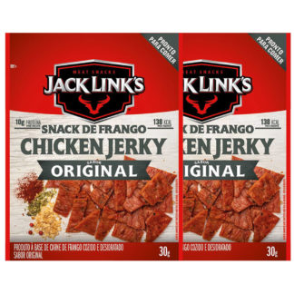 Kit 2 Chicken Jerky Protein Snacks (30g) Jack Link's