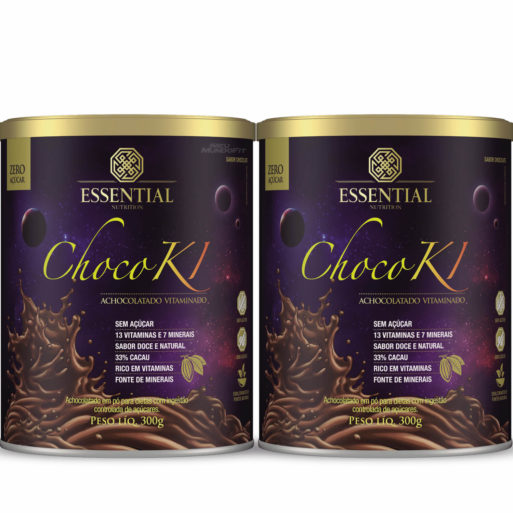 Kit 2 ChocoKi (2 potes de 300g) Essential Nutrition