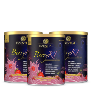 Kit 3 BerryKi (3 potes de 300g) Essential Nutrition