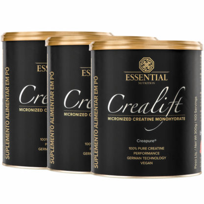 Kit 3 CreaLift (300g) Essential Nutrition