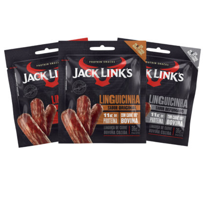 Kit 3 Linguicinha Bovina (36g) Jack Link's