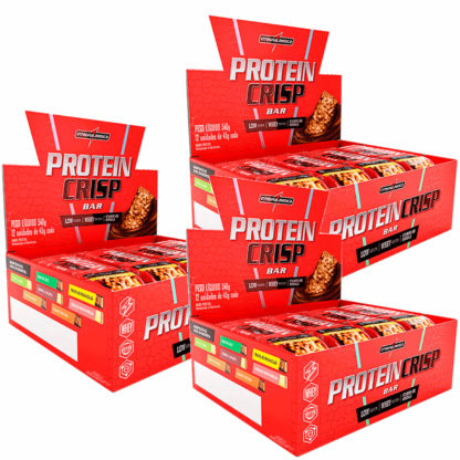 Kit 3 Protein Crisp Bar (12 barras de 45g) Integralmédica