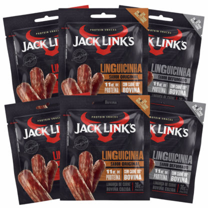 Kit 6 Linguicinha Bovina (36g) Jack Link's