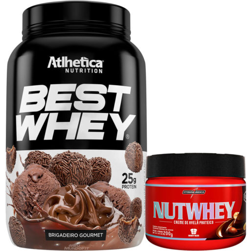 Kit Best Whey (900g) + NutWhey (200g) Nutella Proteica