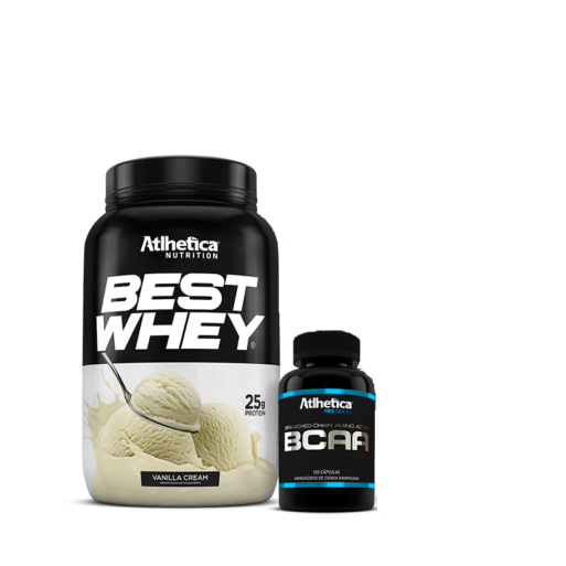 Kit Best Whey + BCAA Atlhetica Nutrition