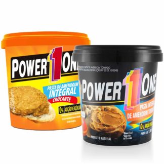 Kit Pastas de Amendoim (2 potes de 1kg) Power1One