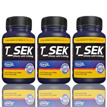 Kit T_SEK (3 Potes de 120g) Power Supplements