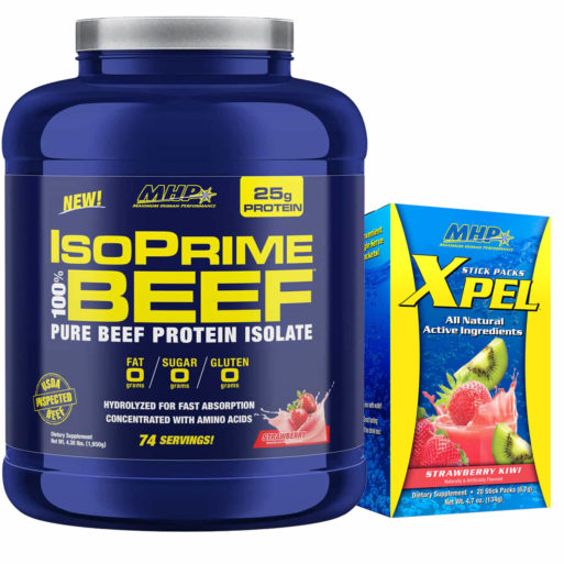 Kit XPel (20 sachês) + IsoPrime 100% Beef Protein (74 doses) MHP