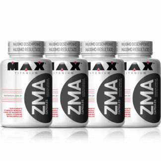 Kit ZMA (4 Potes de 90 caps) Max Titanium