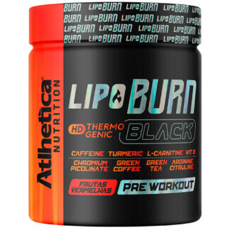 Lipo Burn Black Pre Workout (200g) Frutas Vermelhas Atlhetica Nutrition