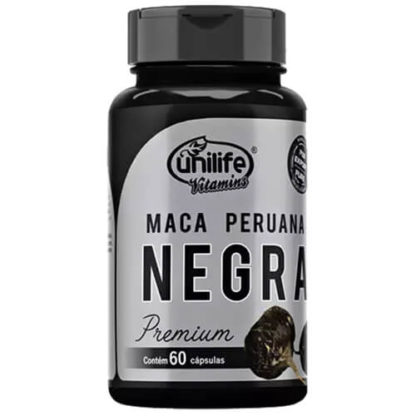 Maca Peruana Negra Premium (60 caps) Unilife Vitamins