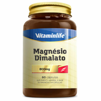 Magnésio Dimalato 800mg (60 caps) VitaminLife