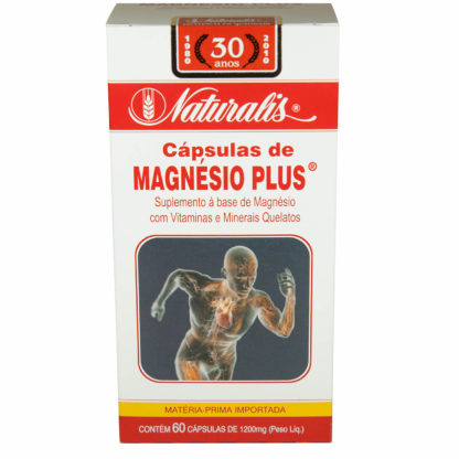 Magnésio Plus 1200mg (60 caps) Naturalis