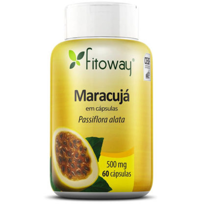 Maracujá Passiflora 500mg (60 caps) Fitoway