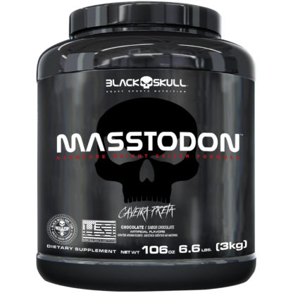 Masstodon (3kg) Chocolate Black Skull