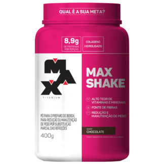 Max Shake (400g) Chocolate Novo Max Titanium