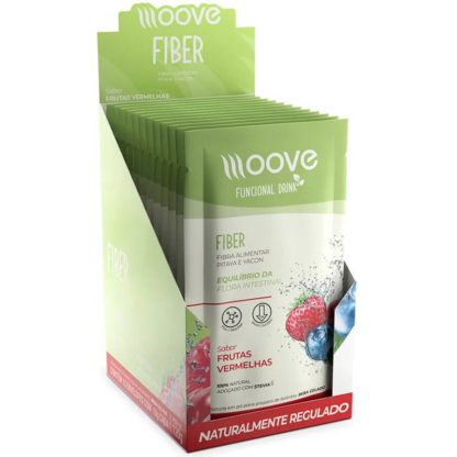 Moove Fiber (12 Sachês de 20g) Frutas Vermelhas Moove Nutrition