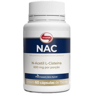 NAC N-Acetil L-Cisteína 600mg (60 caps) Vitafor