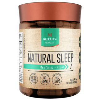 Natural Sleep Melatonina (60 caps) Nutrify