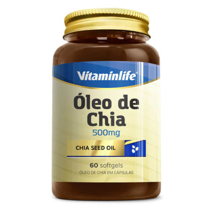 Óleo de Chia 500mg (60 caps) VitaminLife