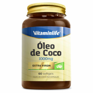 Óleo de CocoÓleo de Coco 1000mg (60 caps) VitaminLife (60 caps) VitaminLife