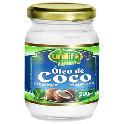 Óleo de Coco Extra Virgem (200ml) Unilife Vitamins