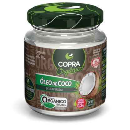 Óleo de Coco Extra Virgem Orgânico (200ml) Copra