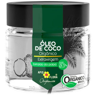 Óleo de Coco Orgânico Extra Virgem (150ml) Apis Flora