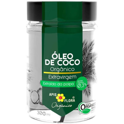 Óleo de Coco Orgânico Extra Virgem (300ml) Apis Flora
