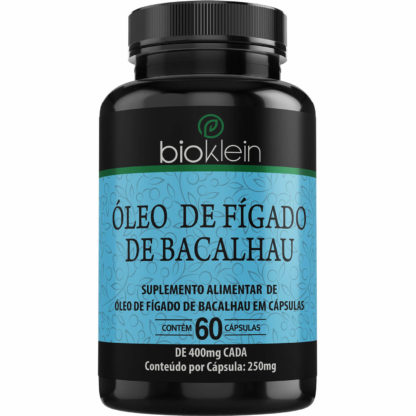 Óleo de Fígado de Bacalhau (60 caps) Bioklein