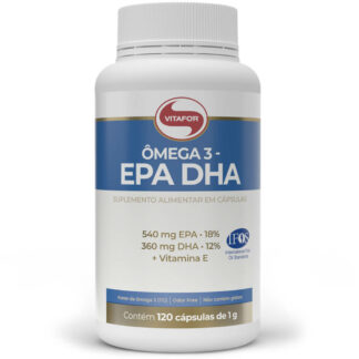 Ômega 3 EPA DHA (120 caps) Frente Vitafor